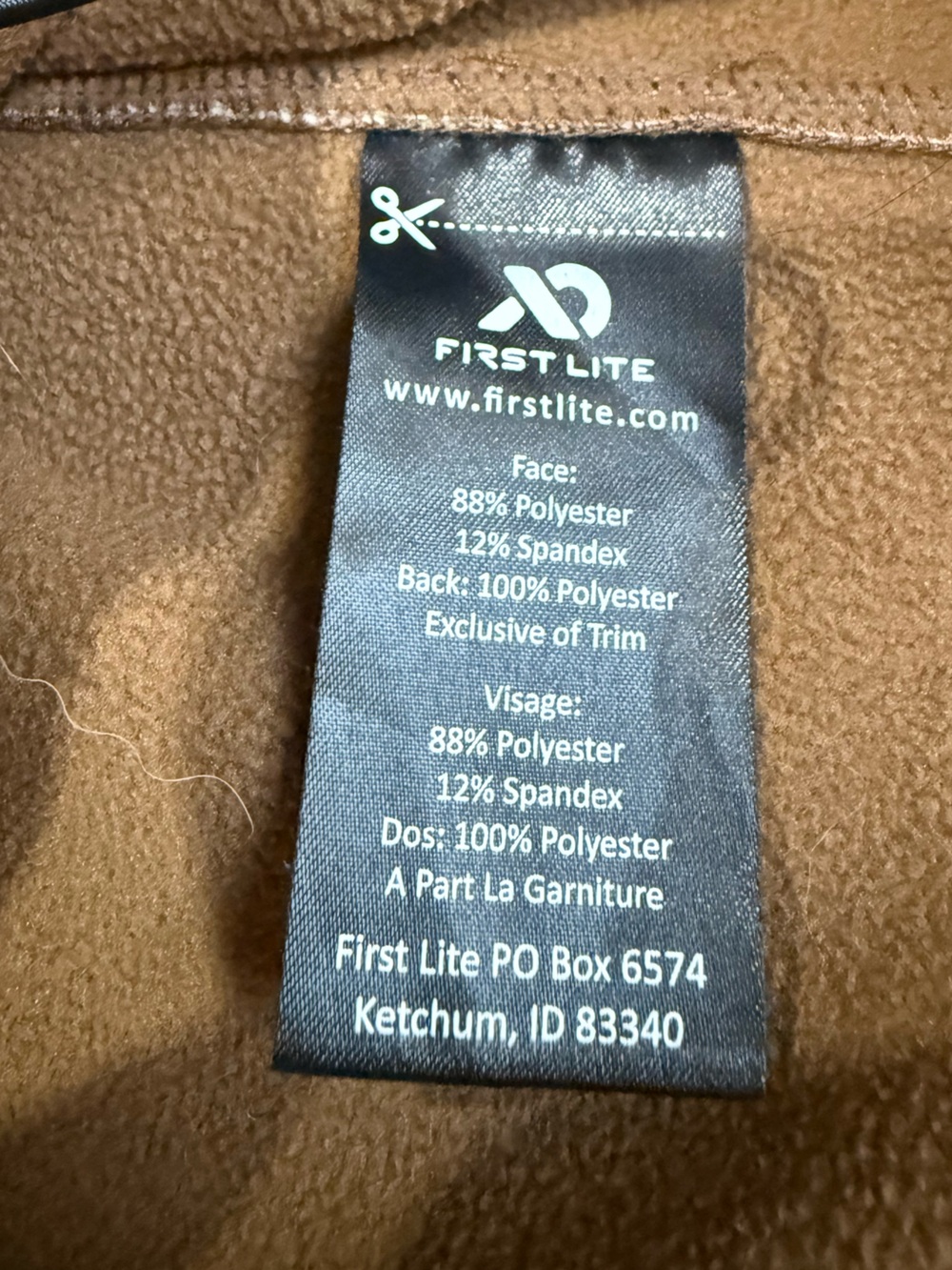 First Lite Catalyst Softshell Jacket- Men’s Large Fusion Camo - Picture 9 of 10